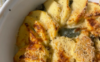 patate gratinate al formaggio